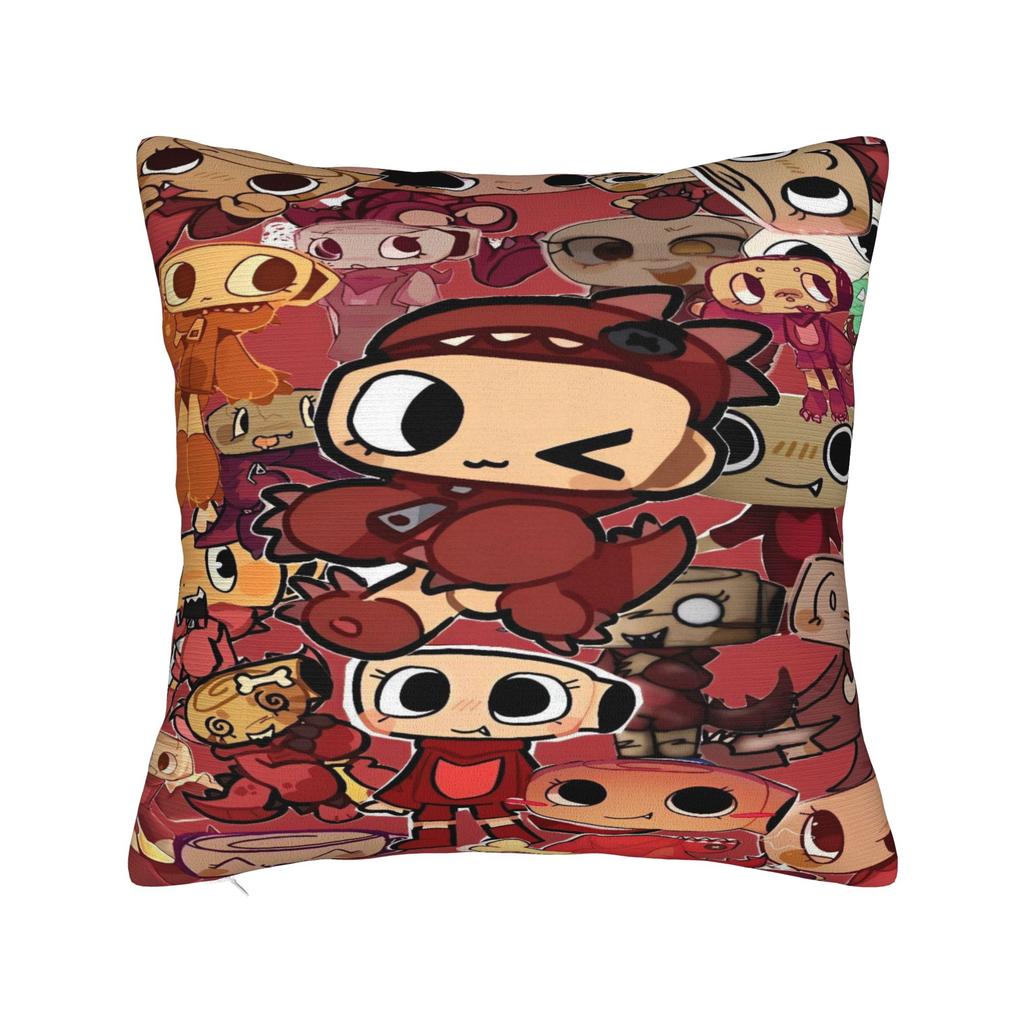 Dandys Värld Spel Tecknad Kuddfodral Mjuk Kuddefodral Mode Kuddfodral För Soffa Sovrum Heminredning