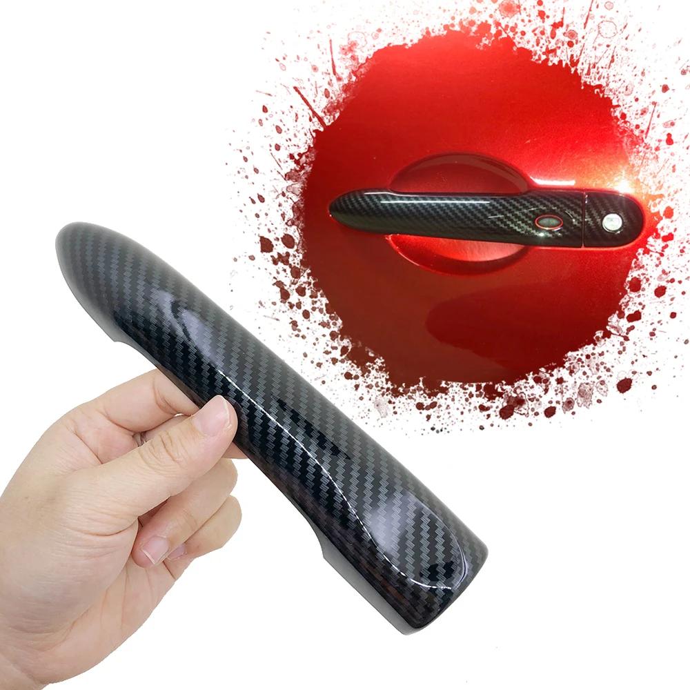 Carbon Fiber Car Handle Or Chrome Door Cover for Toyota Boon Passo Perodua Myvi Subaru Justy Daihatsu Sirion M300 2004~2010 Car