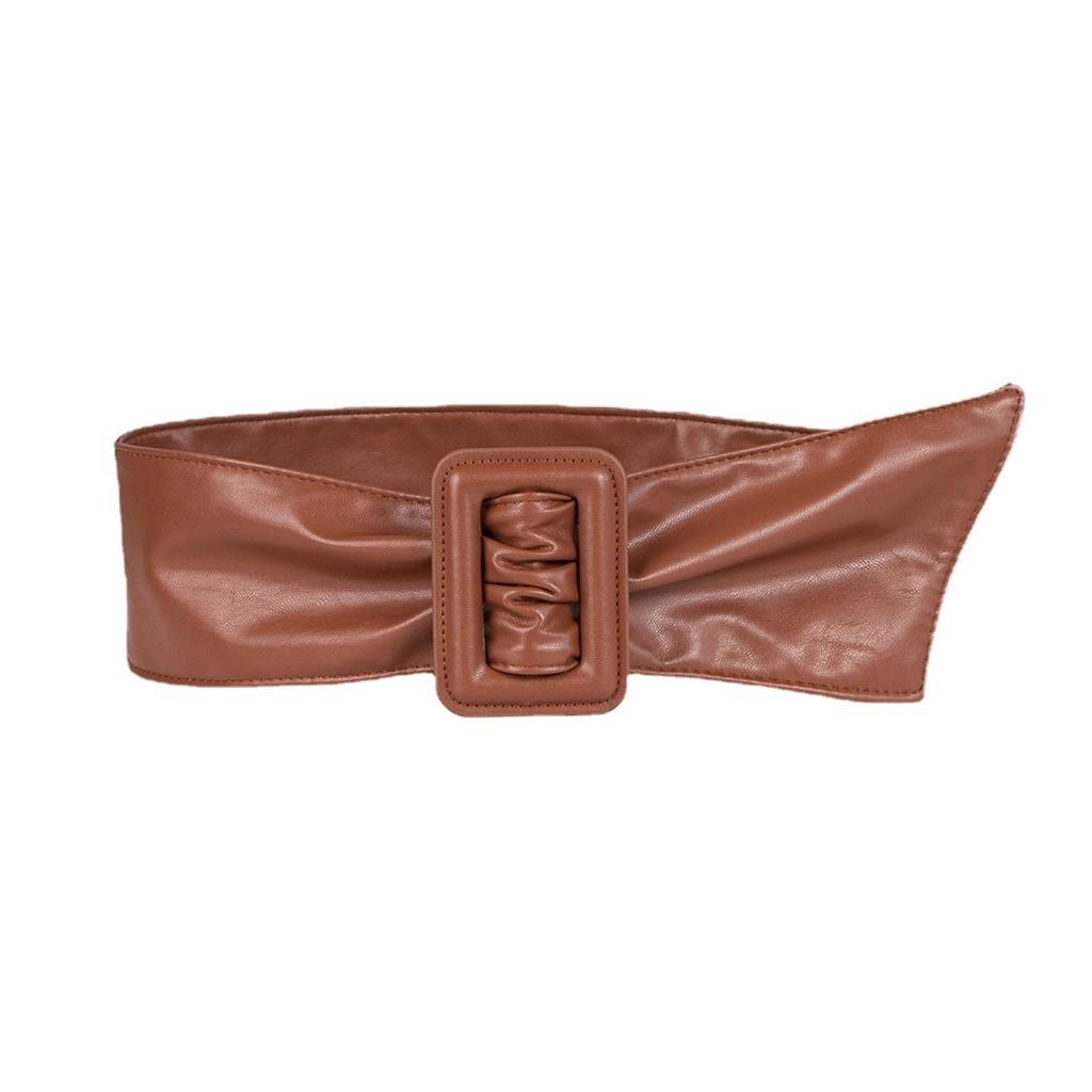 Premium Soft Doublesided Faux Leather Belt With Geometric Design For Daily Wear