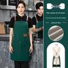 Waterproof Oil-Resistant Canvas Apron for Kitchen & Work with Custom Logo Printing
