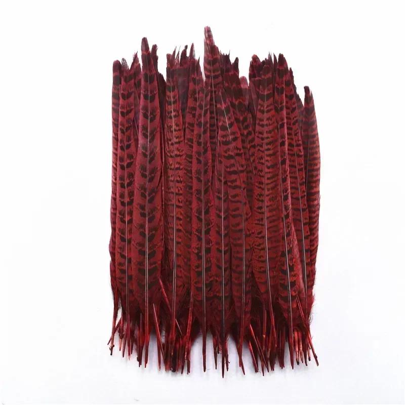10Pcs Colorful Natural Female Pheasant Feathers for Decoration Crafts Long Chicken Feather Decor Carnival Accessories Decoration