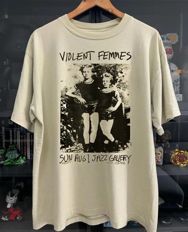 Violent Femmes band 90s Sand Short Sleeve Unisex T shirt Gift tee M