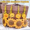 Sunflower Keychain Bag Charms Hanging Ornament for Backpack Bag Decorations Keyring Party Gift Graduation Gifts