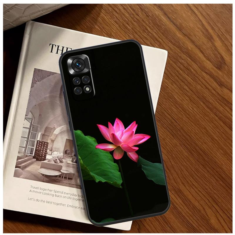Summer Lotus Case For Xiaomi Redmi Note 14 9 10 11 12 13 15 Pro Plus Cover For Redmi 15 C 14C 12C 10C 13C