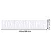 No Parking Silicone Template Reusable Washable 12Inch Letter Road Sign Parking Lot Paint Template For Asphalt Pavement Sidewalk