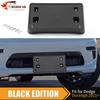 Black Front License Plate Holder Bracket Mount For Dodge Durango 22 23 24