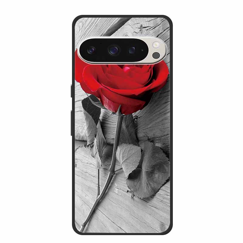 Für Google Pixel 9 5G Hülle Luxus TPU Weiches Silikon Handyhüllen für Google Pixel 9 Pro Pixel9 Cartoon Süße Stoßstangenabdeckung Fundas