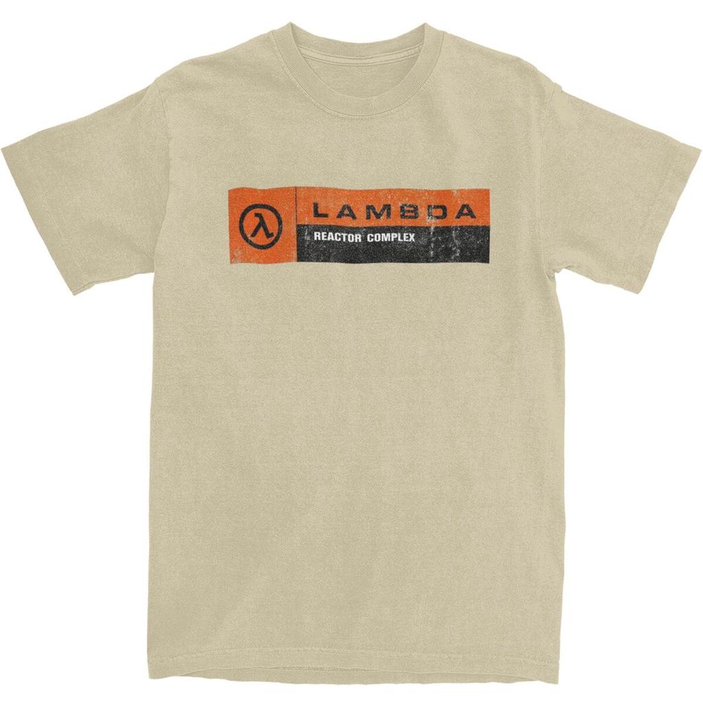 Paar T-Shirt Lustiges Spiel Halfs Lifes Lambda Reaktor Komplex Beschilderung T-Shirts Hip Hop Tees Streetwear Baumwollkleidung Geschenkidee