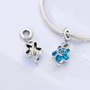 Anhänger Kupfer Ozean Element Blau Sterne Blume Anhänger Passen Charms Plata Original Armband Perlen Damen Schmuckherstellung