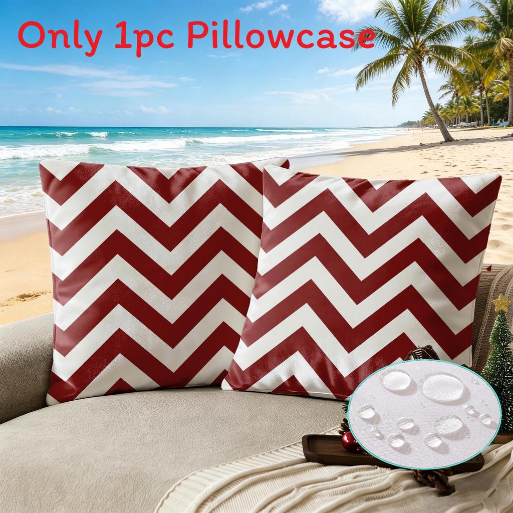 Modern Minimalist Polyester Waterproof Pillow Cover With Digital Print For Living Room Decor