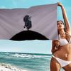 H-Hedgehog In The Fog Beach Towel Colorful Bath Towels For Girl Microfiber Quick Dry Custom Sand Free Beach Yoga Spa Gym Pool