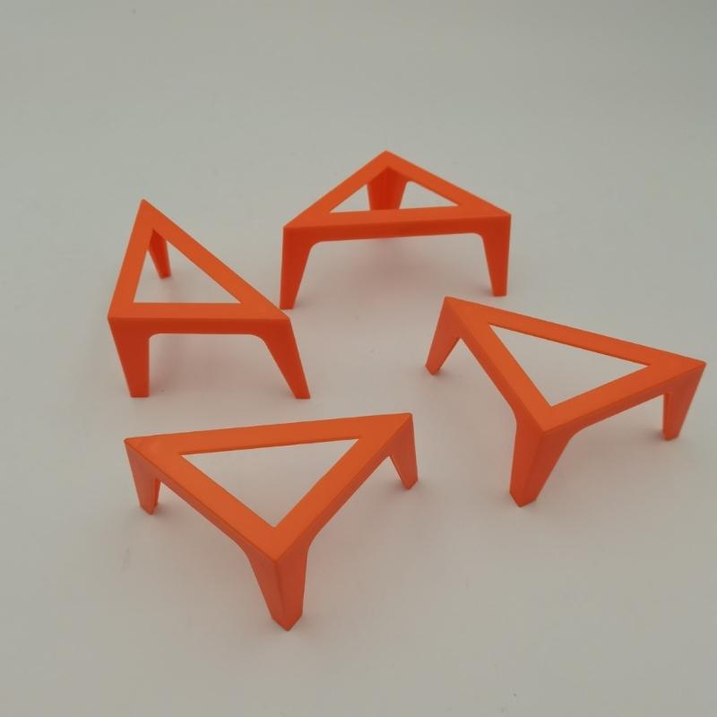 4Pcs Canvas Stands for Painting Mini Canvas Feet Risers Canvas Support Stands for Pouring Paintings Drawing Supplies