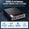 3.5 Inch HDD Enclosure SATA To USB 3.0 SSD Case Portable External Drive
