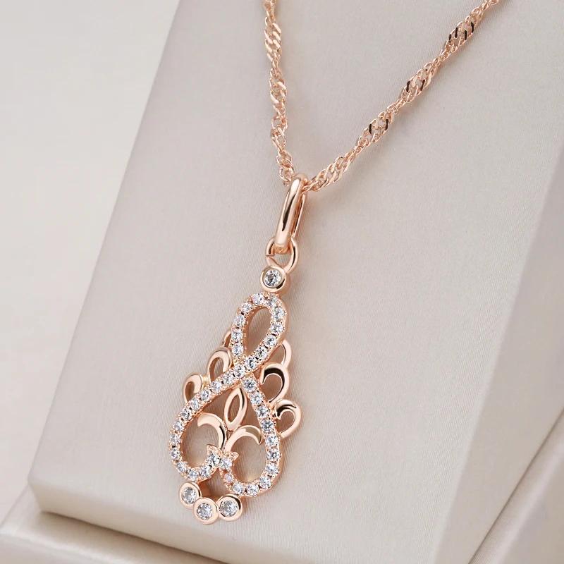 Collana con ciondolo a forma di fiore con zircone vintage per donna, collana etnica color oro, gioielli bohémien
