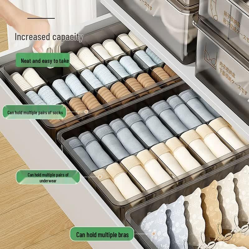 Multi-functional Drawer & Wall-Mounted Underwear Storage Box