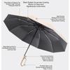 Ring Buckle Automatic Umbrella - Extra Large, Thickened, Reinforced Dual-Purpose Folding Umbrella for Two, Sunshade & Rainproof