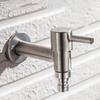 Robinet de jardin en acier inoxydable 304 mural pour lavabo salle de bain
