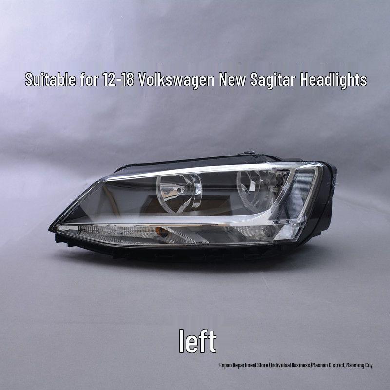Compatible with Volkswagen Sagitar 2012-2018 Headlight Assembly: Front, High & Low Beam