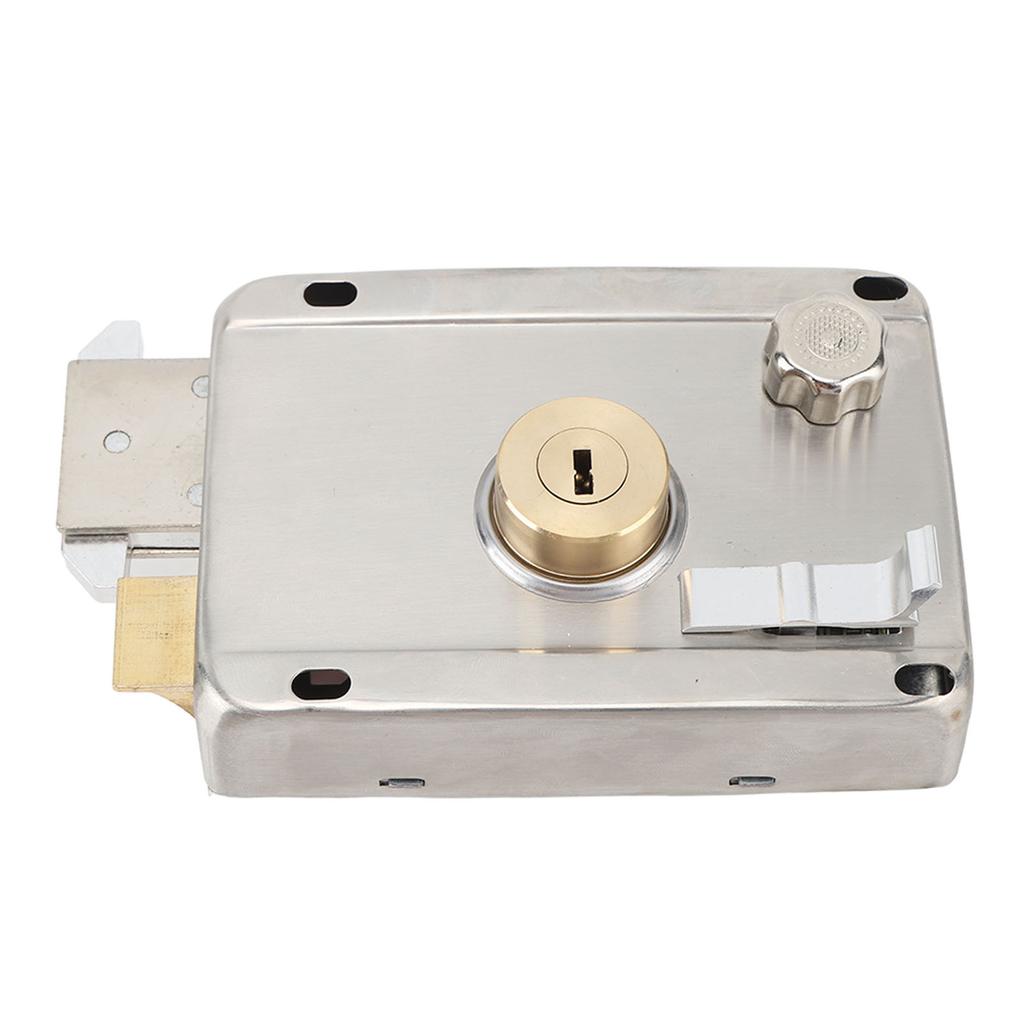 Exterior Mechanical Anti Theft Lock with Handle Rust Prevention Stainless Steel Exterior Gate Lock