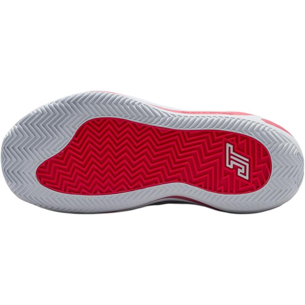 Air Jordan Tatum 4 Premium GS Siren Red/Football Grey/Metallic Silver Kids Sneakers Pink IO9603-600