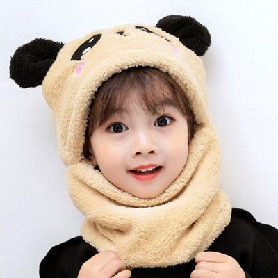 Children's All-in-One Character Warmer Beanie Hat