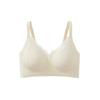 Lace V-neck small chest gathered without steel ring, breast closed, anti-expansion soft support breathable bra cover