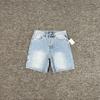 Herren Relaxed Fit Gewaschene Jeansshorts - Streetwear Stil Mittlere Leibhöhe Stretch Baumwollmischung Hip Hop Freizeitkleidung