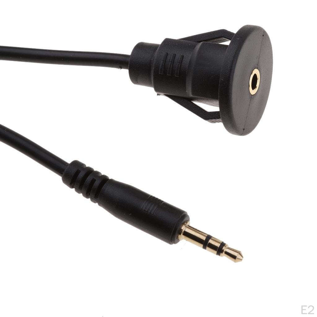 , 5mm Aux Extension Bracket Female With Mounting