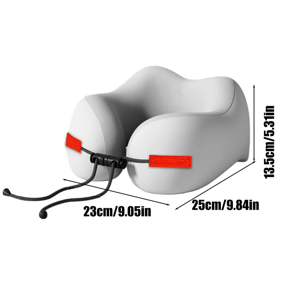 

Soft Travel Pillow Travel Healthcare Memory Foam Neck Cervical Airplane Pillow Neck Cushion Soft Noon Break Sleep Pillows серый