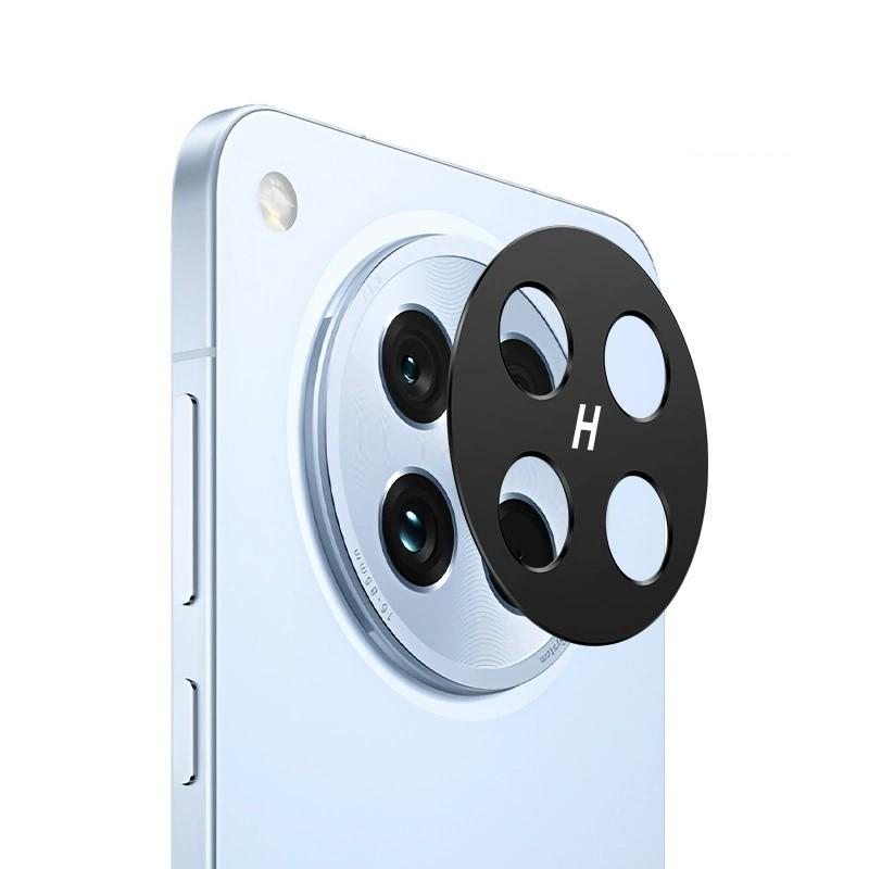 

For Oppo Find X8s 5G Metal Camera Lens Protector WANLONFENG LHJ Series Integrated Lens Film Black