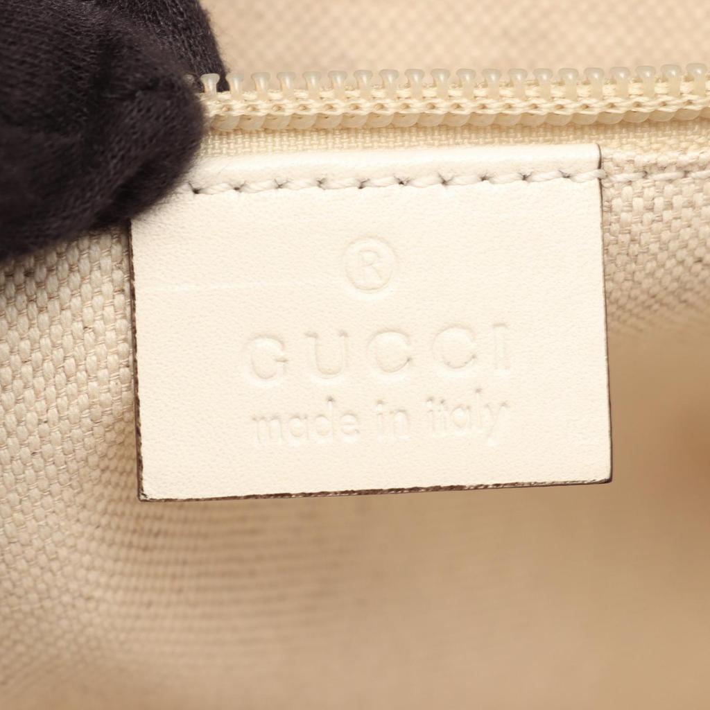 Used GUCCI Flora Infinity Tote Bag 282439 leather campus White Multicolor Used Women