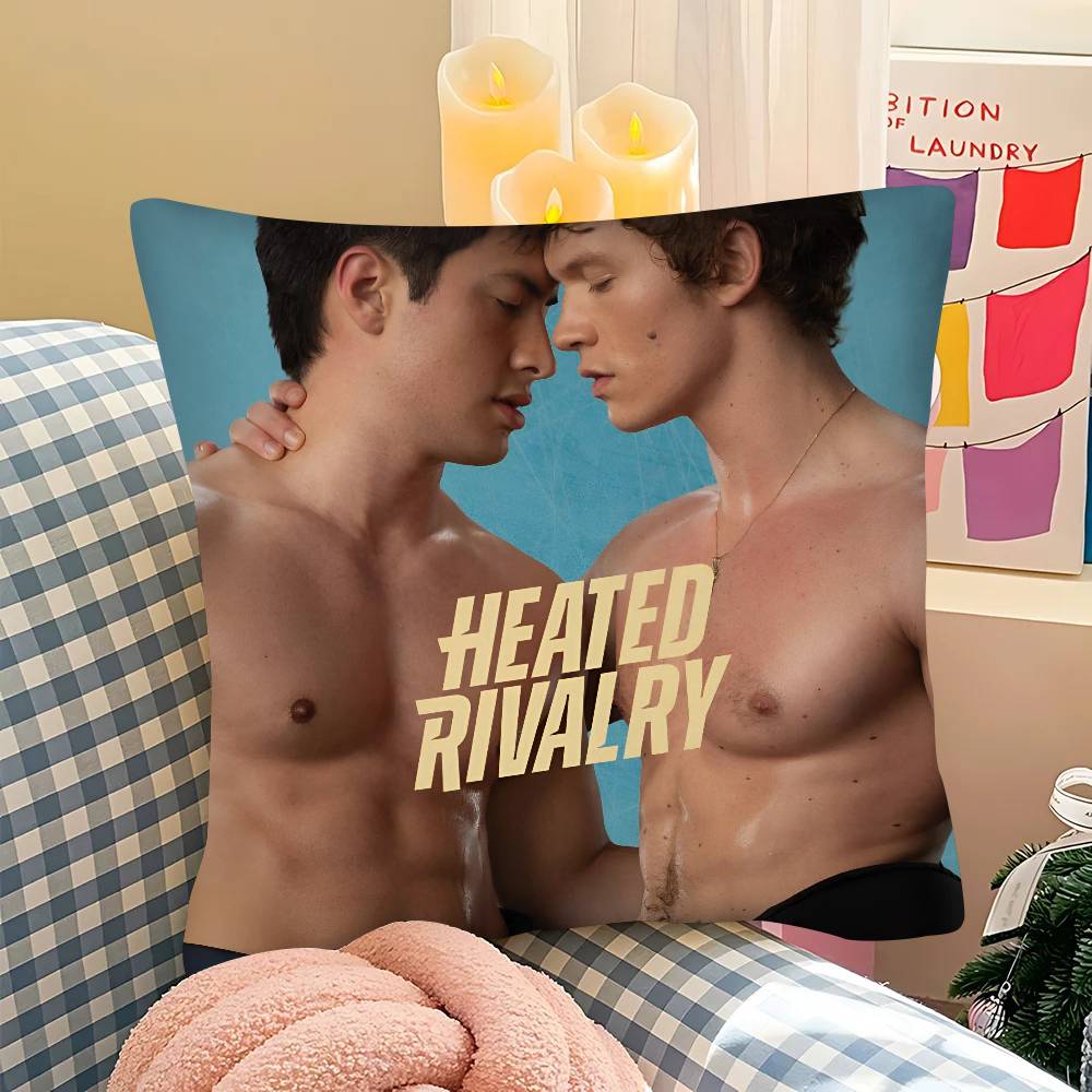 pc HHeated Rivalry Pillow Case Fashion Square Pillowcase Bedroom Sofa Room Ins Decoration Leisure