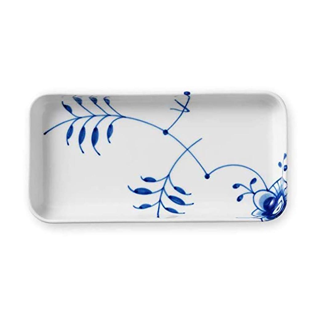 Importiertes Royal Copenhagen Blau Geripptes Mega-Tablett 24 cm Hochzeitsgeschenk 1017344 [Reguläres Produkt]