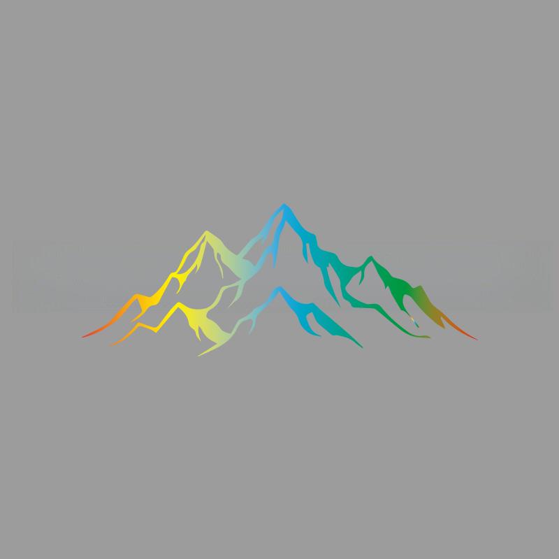 mountains criss-cross creative&funny stickers for cartoon fans&lover,high quality for car trucks motorcycles &laptops