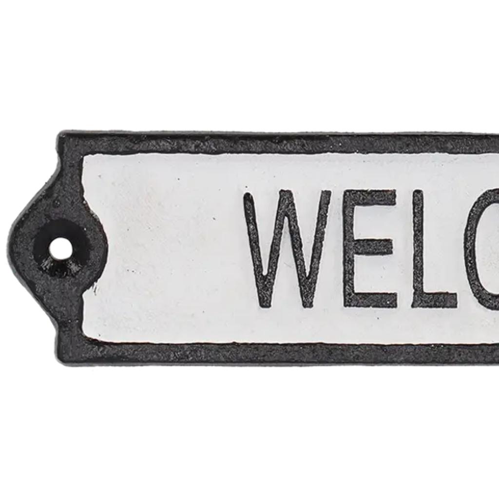 Dekoracyjny Metalowy Szyld Na Drzwi Welcome