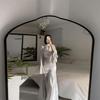 Spring 2024 Fashion: Women's Trumpet Sleeve Lace-Up Slim Dress Long Skirt