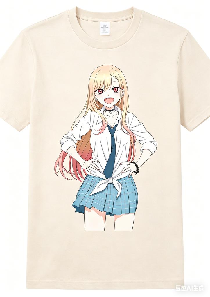 My DressUp Darling Marin Kitagawa Fashion Printed TShirt Unisex Summer Casual Cotton Top Anime Streetwear Tshirts