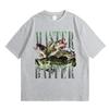 Master Baiter Barschfischen Fischer Lustig Meme Grafik T-Shirts Herren Freizeit Baumwolle T-Shirt Kurzarm Vintage T-Shirts