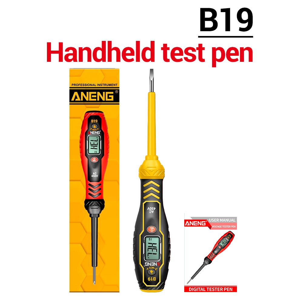 B19 High-Precision Smart Voltage Tester Digital Display Multi-Function Inductive Voltage Tester Circuit Continuity Detection