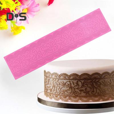 Μη κολλητικό Καλούπι σιλικόνης ανθεκτικό στη θερμότητα Πολυλειτουργικό μοτίβο λουλουδιών Ανθεκτικό καλούπι για κέικ προμήθειες αρτοποιίας