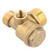 Check Valve 3 Port Male Threaded Connector for Tube   Pressure    Piston Pump Brass