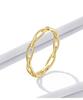 Avle European & American Hot-Selling S925 Sterling Silver Platinum-Plated Hollow Fashion Ring Bracelet for Women
