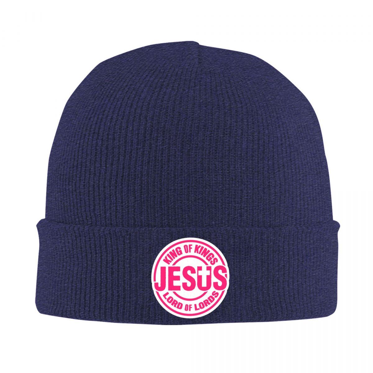 

Jesus Christ Yeshua Warm Knitted Cap Hip Hop Bonnet Hat Autumn Winter Outdoor Beanies Hats for Unisex Adult One Size