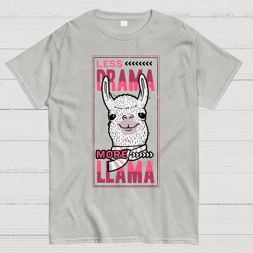 Less Drama More Llama Cotton Summer Casual Cool Loose T-Shirt