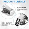 90 Degree Steel Cabinet Hinges No-Drilling Buffer Hinge Kitchen Cabinet Cupboard Hinges DIY Furniture Hardware Tools