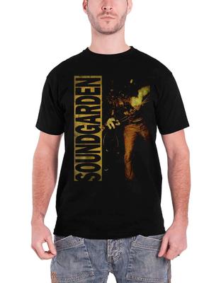 Soundgarden T-Shirt Louder Than Love Bandlogo Neu Offiziell Herren Schwarz