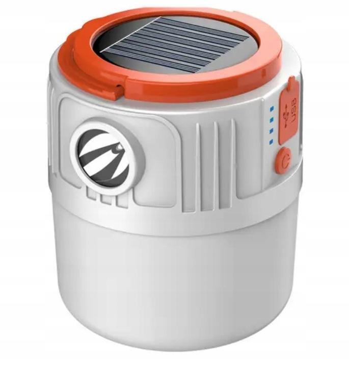 Lampa Kempingowa Led Turystyczna Solarna Powerbank