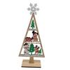 Multicolor Christmas Decoration Xmas Tree Shape Tabletop Ornament  Holiday Decoration