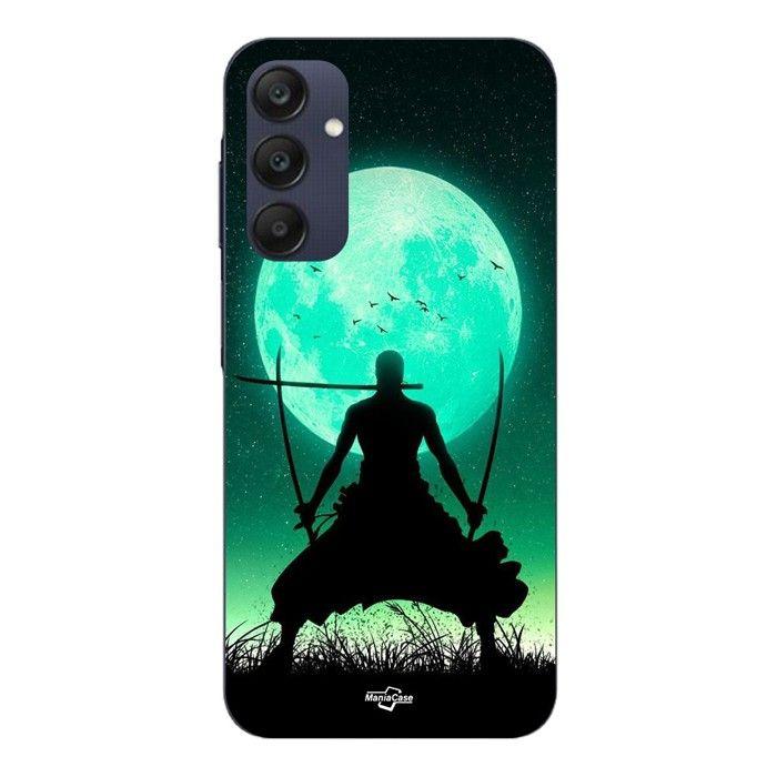 Coque Pour Samsung galaxy A25 Roronoa Zoro triple épée pleine lune Maniacase
