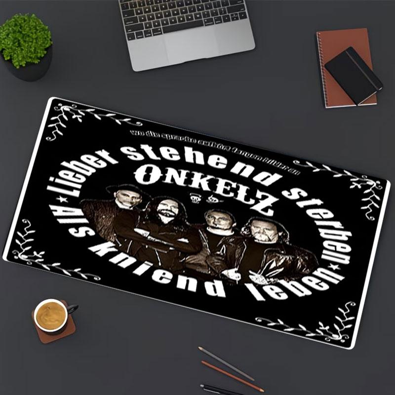 Bohse Onkelz Print Mouse Pad, for Keyboard Pad Laptop PC Mat for Office Home Use, Desk Decor, Perfect Birthday Gift for Gamers